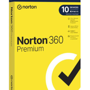 Norton 360 Premium, Antivirus software for 10 Devices with Auto-Renewal